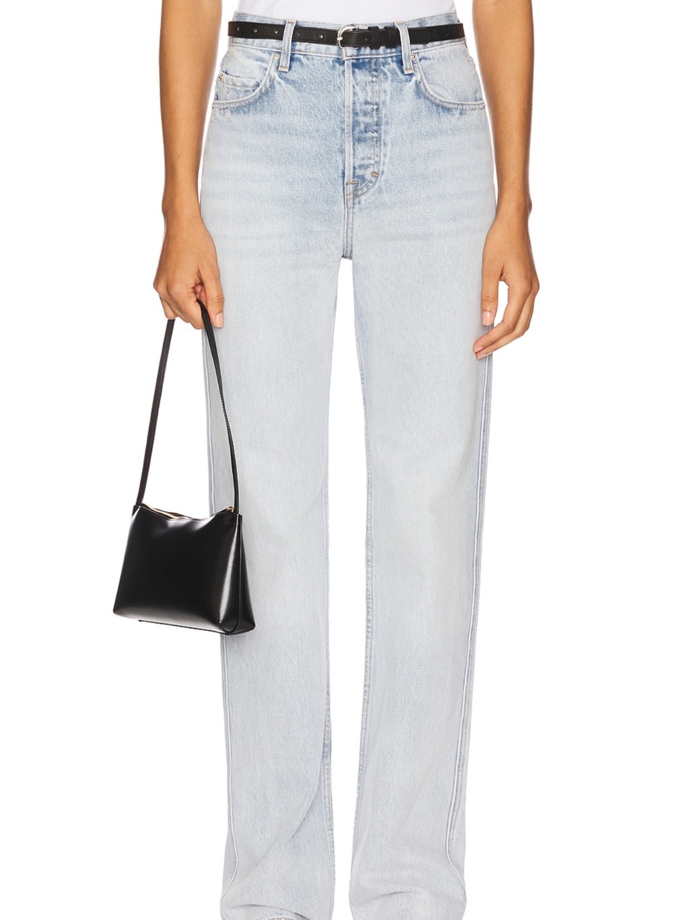 GRLFRND Graham High Rise Straight Jeans in Olympic Blvd NWOT